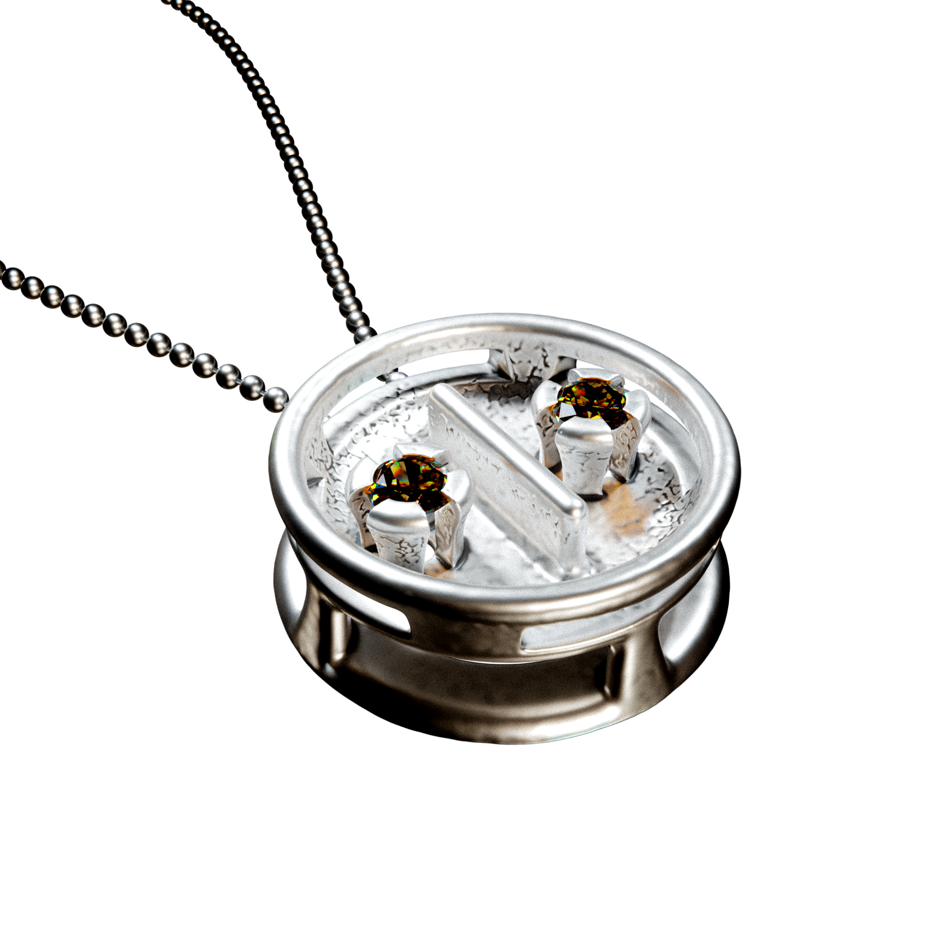 Colar "Daruma" Andaluzita